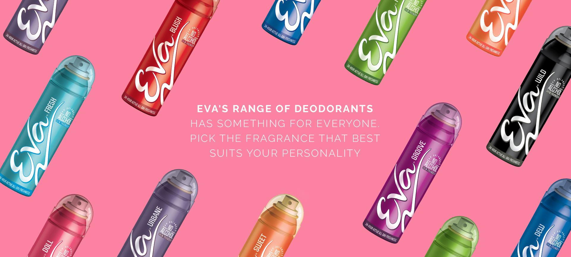 Buy Girls Deodorants Online Body Spray for Women Alcohol Free Deos Eva